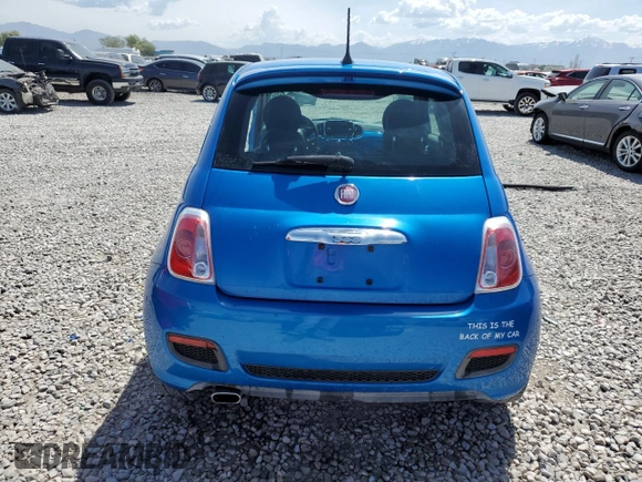 2016 FIAT 500 Sport z VIN 3C3CFFBR2GT145021, wystawiony jako Copart lot #58583265 z przebiegiem 58 424 mil mil oraz Szkoda całkowita • Salvage title. Historia ofert i sprzedaży dostępna na DreamBid. Obrazek 6.