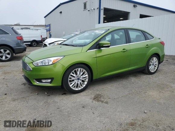 2018 Ford Focus Titanium with VIN 1FADP3J24JL314044, listed as a Copart auction lot 57130285 with 117,298 mi miles and Non repairable. Bid and sale history available at DreamBid. Image 1.