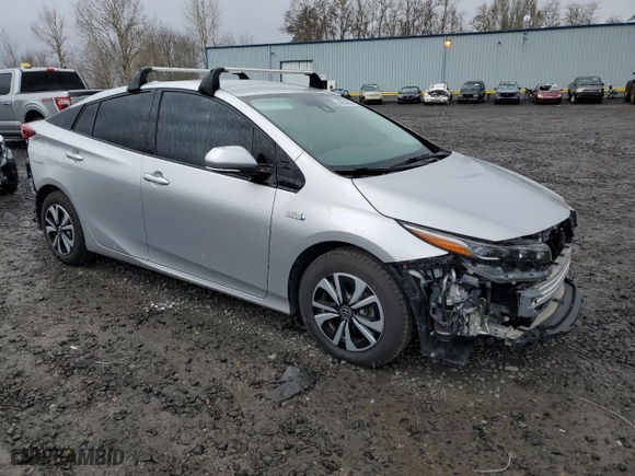 2017 Toyota Prius Prime Plus with VIN JTDKARFP8H3053392, listed as a Copart auction lot 49694205 with 75,903 mi miles and Clean Title. Bid and sale history available at carsss.com. Image 4.