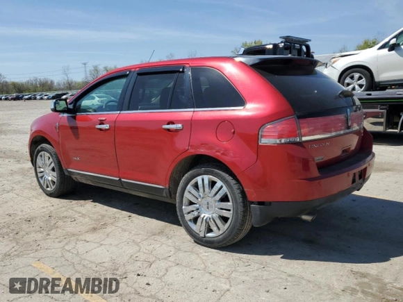 2010 Lincoln MKX z VIN 2LMDJ8JC2ABJ24499, wystawiony jako Copart lot #53376925 z przebiegiem 210 691 mil mil oraz Szkoda całkowita • Salvage title. Historia ofert i sprzedaży dostępna na DreamBid. Obrazek 2.