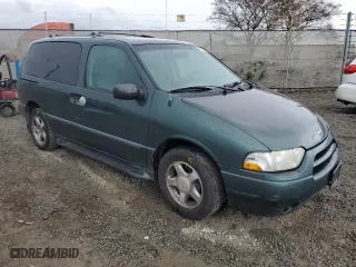 2001 Nissan Quest GXE with VIN 4N2ZN15TX1D830512, listed as a Copart auction lot 48335215 with 199,878 mi miles and Salvage Title. Bid and sale history available at carsss.com. Image 4.