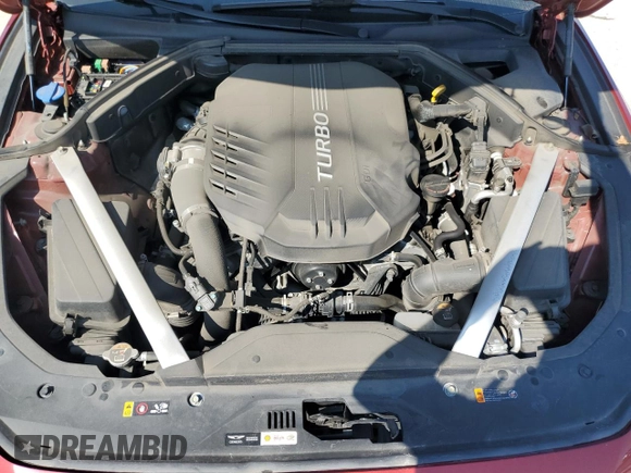 2020 Genesis G70 3.3T with VIN KMTG54LE0LU056422, listed as a Copart auction lot 71549144 with 46,683 mi miles and Non Repairable. Bid and sale history available at DreamBid. Image 11.