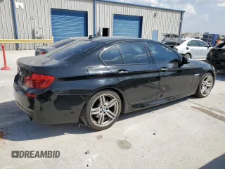 2016 BMW 5 Series 535i with VIN WBA5B1C53GG132889, listed as a Copart auction lot 49986265 with 204,118 mi miles and Salvage Title. Bid and sale history available at DreamBid. Image 3.