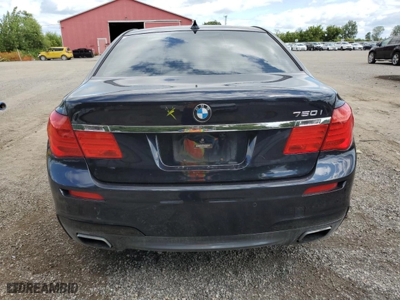 2012 BMW 7 Series 750i xDrive with VIN WBAKC6C5XCC396643, listed as a Copart auction lot 67945534 with 0 mi miles and Clean Title. Bid and sale history available at carsss.com. Image 6.