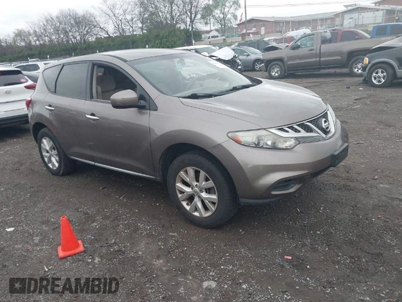 2013 Nissan Murano LE with VIN JN8AZ1MU6DW208193, listed as a IAAI auction lot 41959119 with Not Provided miles and . Bid and sale history available at DreamBid. Image 1.