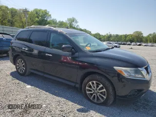 2014 Nissan Pathfinder Platinum with VIN 5N1AR2MM6EC726756, listed as a Copart auction lot 52935495 with 127,187 mi miles and Salvage Title. Bid and sale history available at carsss.com. Image 4.