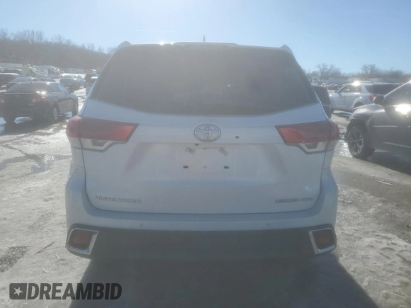 2018 Toyota Highlander Limited with VIN 5TDDZRFH2JS905959, listed as a Copart auction lot 89120965 with 75,621 mi miles and Salvage title. Bid and sale history available at DreamBid. Image 6.