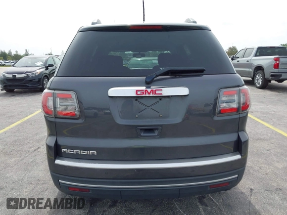 2014 GMC Acadia SLE with VIN 1GKKRPKD9EJ111160, listed as a IAAI auction lot 42614852 with 180,656 mi miles and . Bid and sale history available at DreamBid. Image 16.