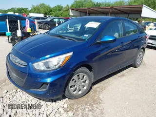 2016 Hyundai Accent SE with VIN KMHCT4AE0GU031186, listed as a IAAI auction lot 42027511 with 128,583 mi miles. Bid and sale history available at carsss.com. Image 2.
