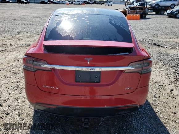 2019 Tesla Model X 75D with VIN 5YJXCBE20KF151193, listed as a Copart auction lot 52478715 with 54,638 mi miles and Salvage Title. Bid and sale history available at carsss.com. Image 6.