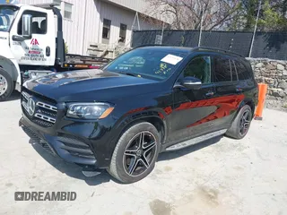 2023 Mercedes-Benz GLS 450 with VIN 4JGFF5KE8PA879956, listed as a IAAI auction lot 42116136 with 41,375 mi miles and . Bid and sale history available at DreamBid. Image 2.