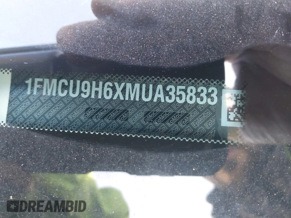 2021 Ford Escape SEL с VIN 1FMCU9H6XMUA35833, выставлен на аукционе IAAI как лот 41624036 с пробегом 25 175 миль миль и . История ставок и продаж доступна на DreamBid. Изображение 16.