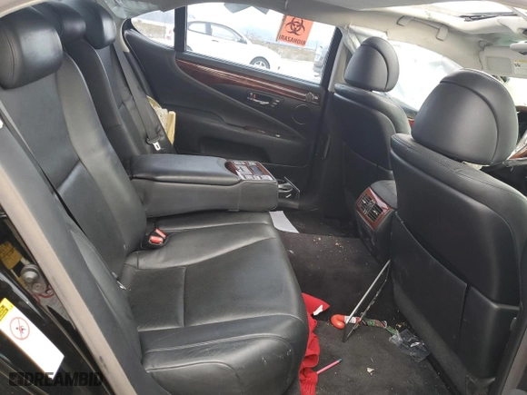 2007 Lexus LS 460 LWB with VIN JTHGL46F675006762, listed as a Copart auction lot 82972833 with 0 mi miles and Salvage Title. Bid and sale history available at carsss.com. Image 10.