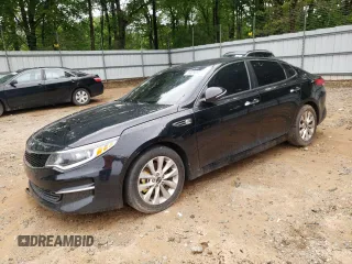2018 Kia Optima LX z VIN 5XXGT4L37JG258504, wystawiony jako Copart lot #54393945 z przebiegiem 116 216 mil mil oraz Szkoda całkowita • Salvage title. Historia ofert i sprzedaży dostępna na DreamBid. Obrazek 1.