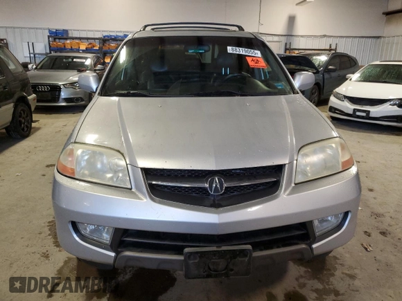2001 Acura MDX Touring Pkg with VIN 2HNYD18611H534749, listed as a Copart auction lot 88319055 with 209,417 mi miles and Clean Title. Bid and sale history available at carsss.com. Image 5.
