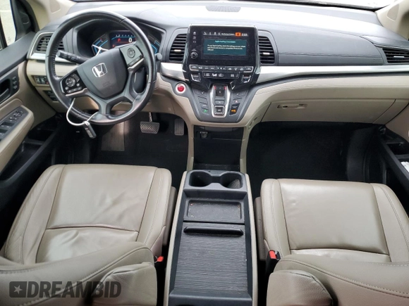 2019 Honda Odyssey EX-L z VIN 5FNRL6H72KB044895, wystawiony jako Copart lot #56573285 z przebiegiem 54 548 mil mil oraz Szkoda całkowita • Salvage title. Historia ofert i sprzedaży dostępna na DreamBid. Obrazek 8.