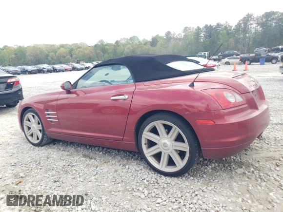 2005 Chrysler Crossfire Limited with VIN 1C3AN65LX5X044621, listed as a Copart auction lot 51674255 with 142,026 mi miles and Salvage Title. Bid and sale history available at DreamBid. Image 2.