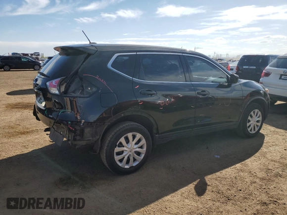 2016 Nissan Rogue S with VIN JN8AT2MVXGW153980, listed as a Copart auction lot 53069025 with 152,680 mi miles and Salvage Title. Bid and sale history available at DreamBid. Image 3.
