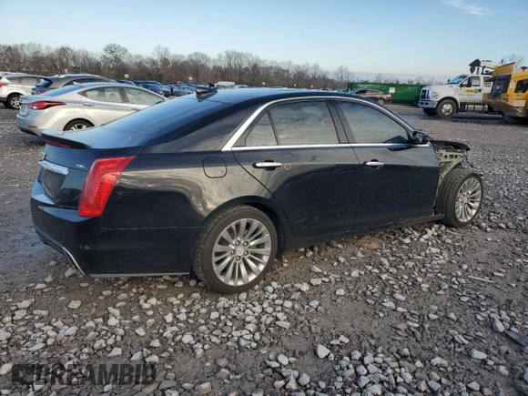 2017 Cadillac CTS Luxury RWD with VIN 1G6AR5SS2H0203850, listed as a Copart auction lot 87737125 with 125,781 mi miles and Salvage Title. Bid and sale history available at DreamBid. Image 3.