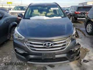 2017 Hyundai Santa Fe Sport 2.0T with VIN 5XYZU4LAXHG482036, listed as a Copart auction lot 41464085 with 85,193 mi miles and Salvage Title. Bid and sale history available at carsss.com. Image 5.