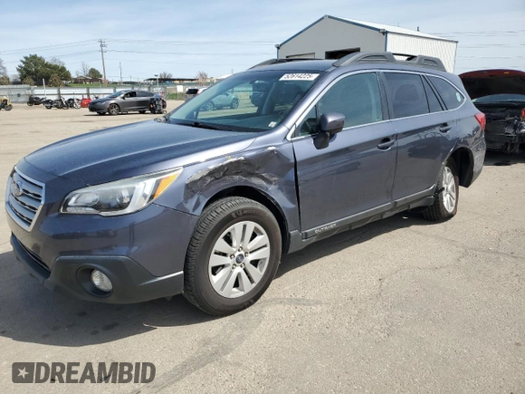2017 Subaru Outback Premium with VIN 4S4BSACC4H3378763, listed as a Copart auction lot 52614225 with 77,197 mi miles and Salvage Title. Bid and sale history available at DreamBid. Image 1.