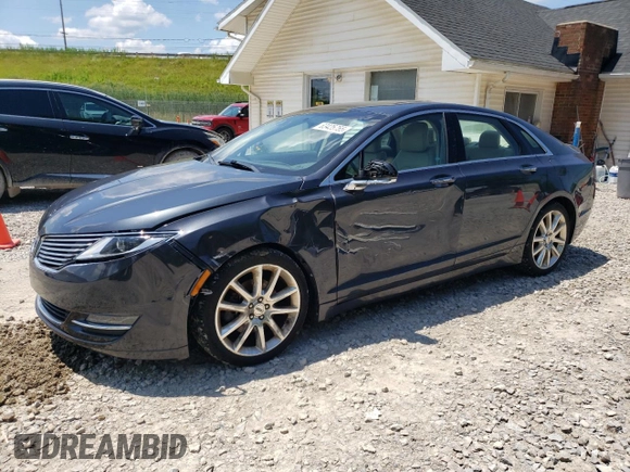 2014 Lincoln MKZ with VIN 3LN6L2JK1ER815422, listed as a Copart auction lot 63425755 with 127,094 mi miles and Salvage title. Bid and sale history available at DreamBid. Image 1.