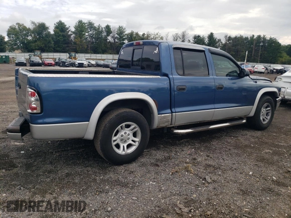 2003 Dodge Dakota SLT with VIN 1D7HL48X93S367092, listed as a Copart auction lot 71961274 with 160,709 mi miles and Salvage Title. Bid and sale history available at carsss.com. Image 3.