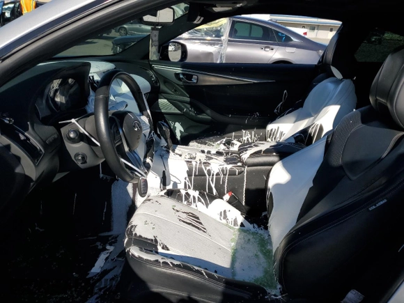 2018 Infiniti Q60 Luxe with VIN JN1EV7EL5JM391498, listed as a Copart auction lot 38105343 with 24,975 mi miles and . Bid and sale history available at DreamBid. Image 7.