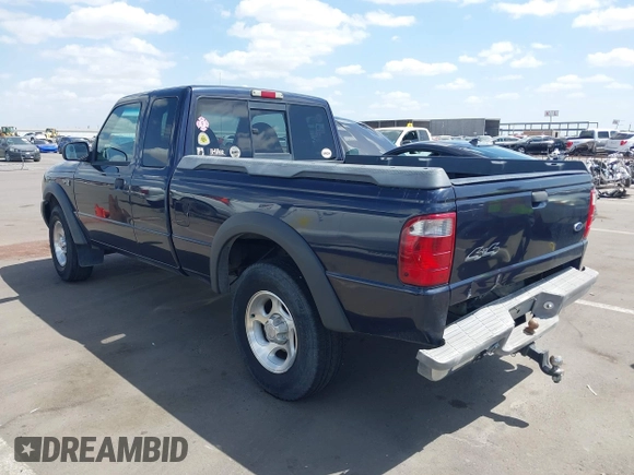 2002 Ford Ranger XL Fleet with VIN 1FTZR45E62PA15654, listed as a IAAI auction lot 42052712 with 208,436 mi miles. Bid and sale history available at carsss.com. Image 3.