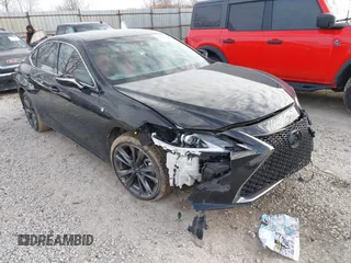 2021 Lexus ES with VIN 58AGZ1B17MU103743, listed as a IAAI auction lot 41163795 with 28,825 mi miles. Bid and sale history available at carsss.com. Image 1.