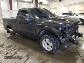 2012 Ford F-150 XL with VIN 1FTMF1EF6CFB12791, listed as a Copart auction lot 57132145 with 206,525 mi miles and Salvage title. Bid and sale history available at DreamBid. Image 4.