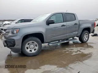 2022 Chevrolet Colorado 2WD Work Truck with VIN 1GCGSBEA8N1284176, listed as a Copart auction lot 48182545 with 33,930 mi miles and Salvage Title. Bid and sale history available at carsss.com. Image 1.