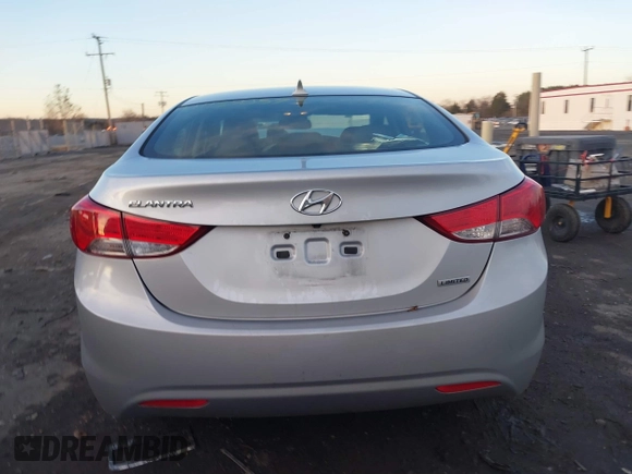 2013 Hyundai Elantra Limited with VIN 5NPDH4AE8DH240093, listed as a IAAI auction lot 41134057 with 131,567 mi miles and . Bid and sale history available at DreamBid. Image 16.