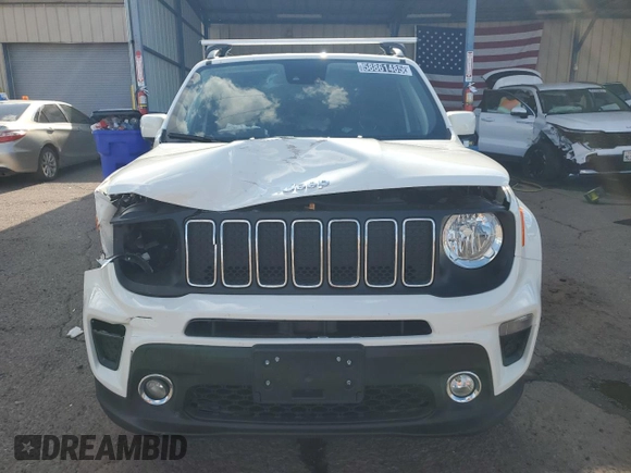 2021 Jeep Renegade Latitude with VIN ZACNJDBBXMPN14623, listed as a Copart auction lot 58861485 with 39,714 mi miles and Clean title. Bid and sale history available at DreamBid. Image 5.