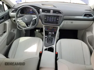 2024 Volkswagen Tiguan SE with VIN 3VVNB7AX0RM156717, listed as a Copart auction lot 54706775 with 419 mi miles and Salvage title. Bid and sale history available at DreamBid. Image 8.