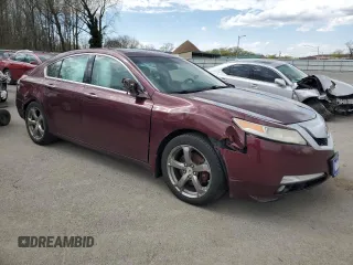 2010 Acura TL Tech with VIN 19UUA8F50AA019452, listed as a Copart auction lot 53091305 with 212,605 mi miles and Salvage Title. Bid and sale history available at carsss.com. Image 4.