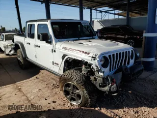 2022 Jeep Gladiator Rubicon with VIN 1C6JJTBG3NL103293, listed as a Copart auction lot 45599755 with Not provided miles and Salvage title. Bid and sale history available at DreamBid. Image 4.