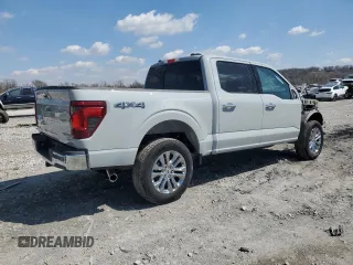 2024 Ford F-150 XLT with VIN 1FTFW3L57RKE90326, listed as a Copart auction lot 46570685 with 919 mi miles and Salvage Title. Bid and sale history available at carsss.com. Image 3.