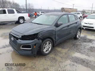 2018 Hyundai Kona SE with VIN KM8K1CAAXJU112924, listed as a IAAI auction lot 41567913 with 84,816 mi miles and . Bid and sale history available at DreamBid. Image 2.