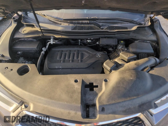 2017 Acura MDX with VIN 5J8YD4H33HL003239, listed as a Copart auction lot 77149094 with 0 mi miles and Salvage Title. Bid and sale history available at carsss.com. Image 12.