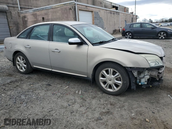 2009 Mercury Sable Premier with VIN 1MEHM42W69G610987, listed as a Copart auction lot 47601465 with 156,071 mi miles and Salvage Title. Bid and sale history available at carsss.com. Image 4.