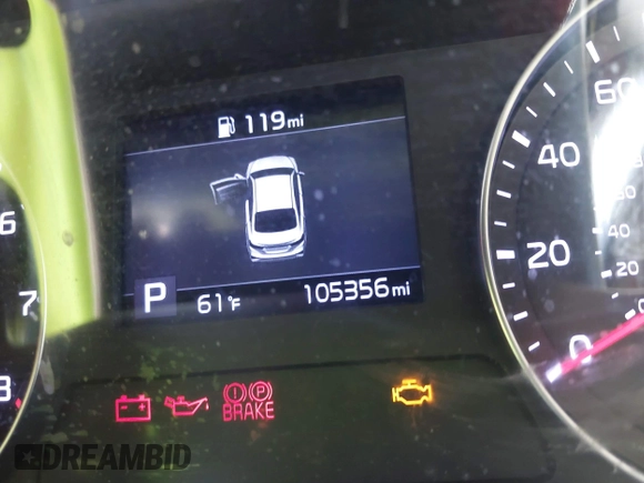 2019 Kia Forte LXS with VIN 3KPF24AD7KE068190, listed as a IAAI auction lot 41954665 with 105,356 mi miles and . Bid and sale history available at carsss.com. Image 15.