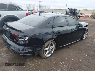 2018 Audi S4 Premium Plus with VIN WAUB4AF41JA233441, listed as a IAAI auction lot 42032077 with 68,316 mi miles. Bid and sale history available at carsss.com. Image 4.
