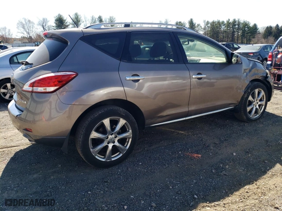 2014 Nissan Murano SV with VIN JN8AZ1MW7EW506609, listed as a Copart auction lot 50007465 with 103,922 mi miles and Salvage Title. Bid and sale history available at carsss.com. Image 3.