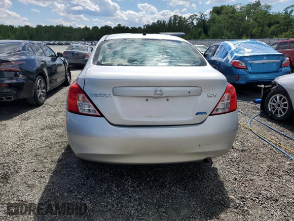 2012 Nissan Versa S with VIN 3N1CN7AP4CL867883, listed as a Copart auction lot 55917815 with 136,405 mi miles and Salvage title. Bid and sale history available at DreamBid. Image 6.