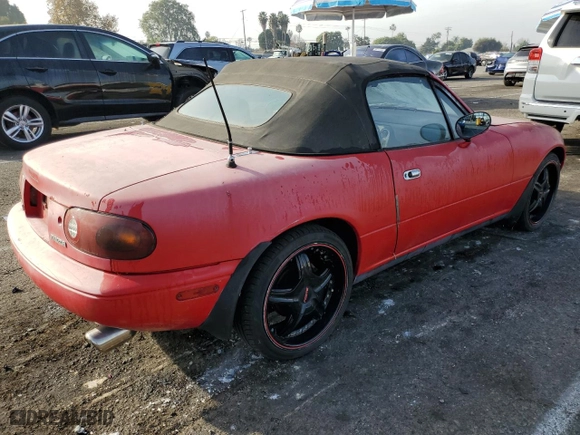1991 Mazda MX-5 Miata Special Edition with VIN JM1NA351XM1218002, listed as a Copart auction lot 86942434 with 277,606 mi miles and Clean Title. Bid and sale history available at carsss.com. Image 3.