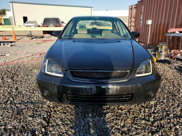 2000 Honda Civic DX with VIN 1HGEJ6629YL058330, listed as a Copart auction lot 45774655 with 201,050 mi miles and Salvage Title. Bid and sale history available at carsss.com. Image 5.