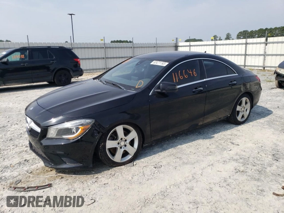 2016 Mercedes-Benz CLA 250 with VIN WDDSJ4EB3GN322027, listed as a Copart auction lot 63471193 with 116,646 mi miles and . Bid and sale history available at DreamBid. Image 1.