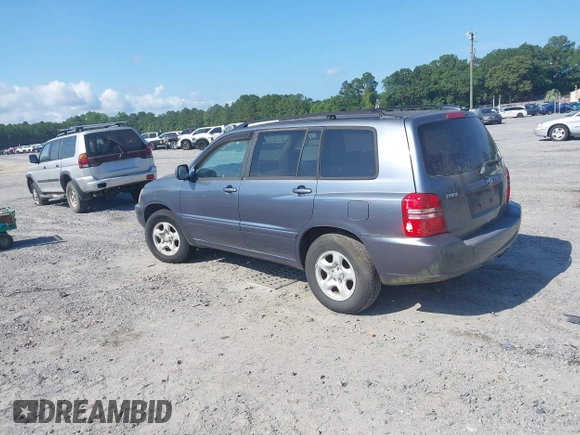 2003 Toyota Highlander z VIN JTEGD21A830066009, wystawiony jako IAAI lot #42543516 z przebiegiem 264 635 mil mil oraz . Historia ofert i sprzedaży dostępna na DreamBid. Obrazek 3.