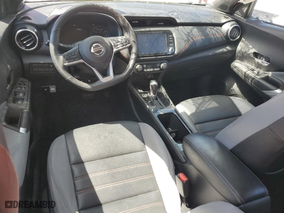 2021 Nissan Kicks SR with VIN 3N1CP5DV6ML539603, listed as a Copart auction lot 48138625 with 56,996 mi miles and Non Repairable. Bid and sale history available at carsss.com. Image 8.